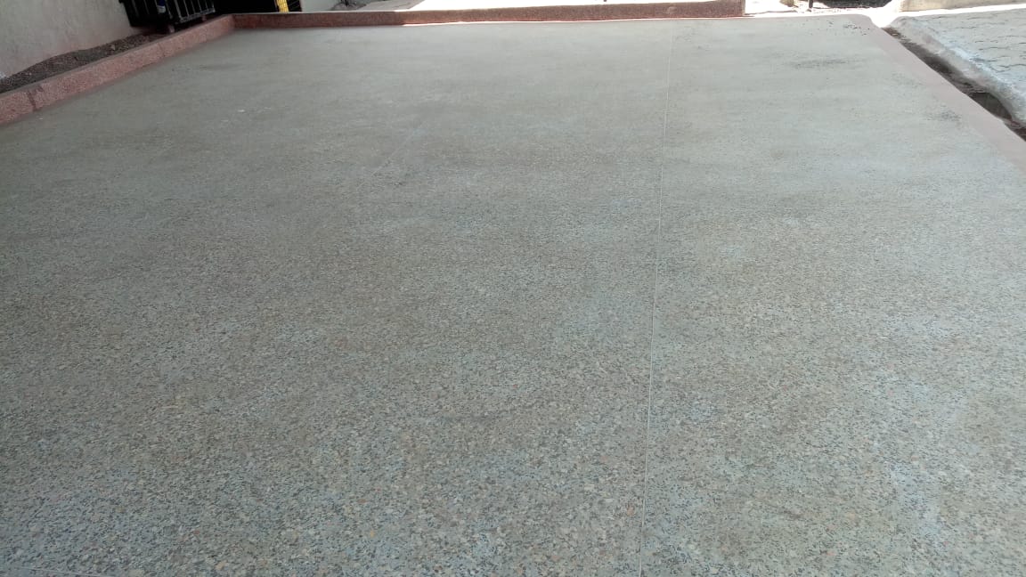 Installation Terrazzo floor for car wash project image